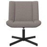 Chaise pivotante Taupe 63 x 75 x 76 cm tissu 528803528803