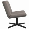 Chaise pivotante Taupe 63 x 75 x 76 cm tissu 528803528803