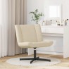 Chaise pivotante Crème 63 x 75 x 76 cm tissu 528804528804