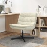 Chaise pivotante Crème 63 x 75 x 76 cm PU 528806528806