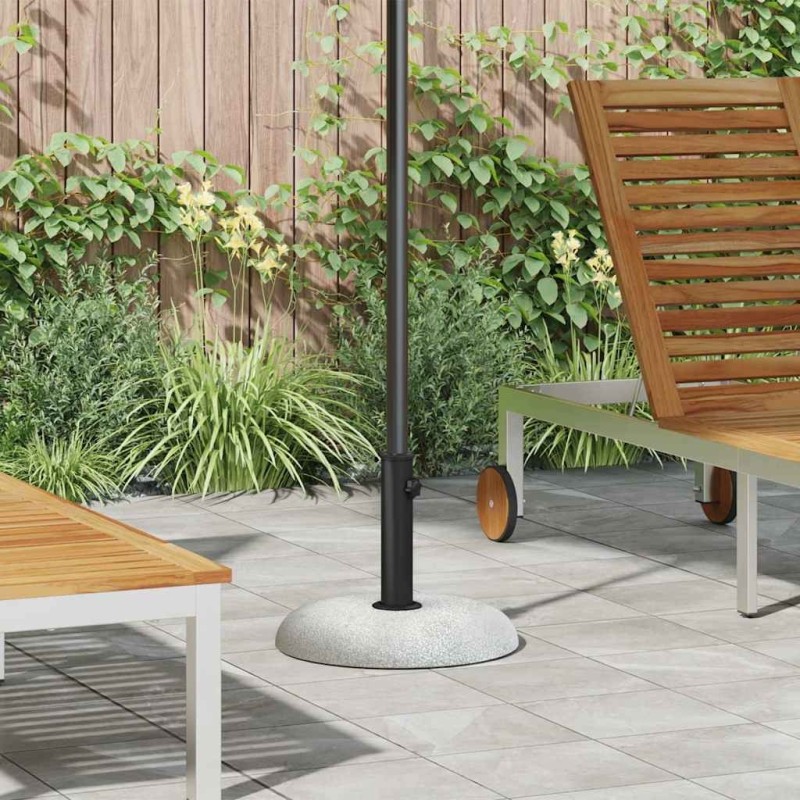 Pied de parasol 20,9kg Gris clair Béton Rond 528807528807