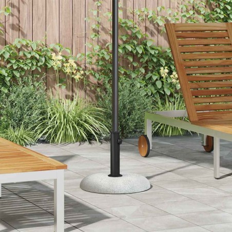 Pied de parasol 20,9kg Gris clair Béton Rond 528807528807