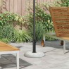 Pied de parasol 20,9kg Gris clair Béton Rond 528807528807