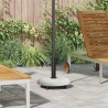 Pied de parasol 21kg Gris clair Béton Rond 528808528808