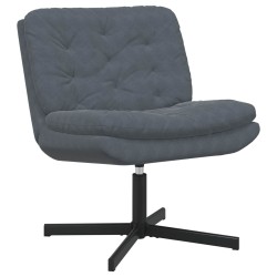 Fauteuil relaxant pivotant Gris foncé 63 x 75 x 76 cm Velours 528809528809