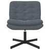 Fauteuil relaxant pivotant Gris foncé 63 x 75 x 76 cm Velours 528809528809