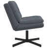 Fauteuil relaxant pivotant Gris foncé 63 x 75 x 76 cm Velours 528809528809
