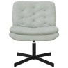 Fauteuil relaxant pivotant Gris clair 63 x 75 x 76 cm Velours 528811528811