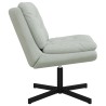 Fauteuil relaxant pivotant Gris clair 63 x 75 x 76 cm Velours 528811528811