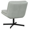 Fauteuil relaxant pivotant Gris clair 63 x 75 x 76 cm Velours 528811528811