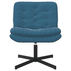 Fauteuil relaxant pivotant Bleu 63 x 75 x 76 cm Velours 528812528812