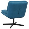 Fauteuil relaxant pivotant Bleu 63 x 75 x 76 cm Velours 528812528812