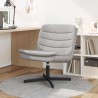 Chaise pivotante Gris nuage 63 x 75 x 76 cm tissu 528813528813