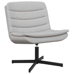 Chaise pivotante Gris nuage 63 x 75 x 76 cm tissu 528813528813
