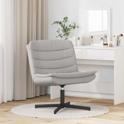 Chaise pivotante Gris nuage 63 x 75 x 76 cm tissu 528813528813