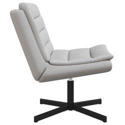 Chaise pivotante Gris nuage 63 x 75 x 76 cm tissu 528813528813