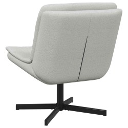 Chaise pivotante Gris nuage 63 x 75 x 76 cm tissu 528813528813