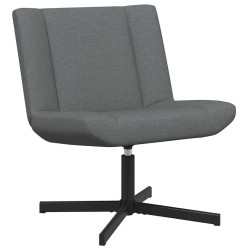 Chaise pivotante Gris foncé 63 x 75 x 76 cm tissu 528815528815