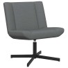 Chaise pivotante Gris foncé 63 x 75 x 76 cm tissu 528815528815