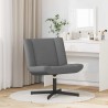 Chaise pivotante Gris foncé 63 x 75 x 76 cm tissu 528815528815