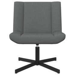 Chaise pivotante Gris foncé 63 x 75 x 76 cm tissu 528815528815