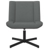 Chaise pivotante Gris foncé 63 x 75 x 76 cm tissu 528815528815