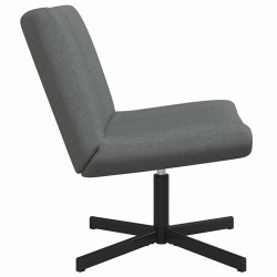 Chaise pivotante Gris foncé 63 x 75 x 76 cm tissu 528815528815