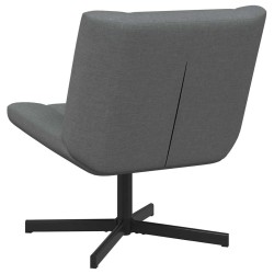 Chaise pivotante Gris foncé 63 x 75 x 76 cm tissu 528815528815