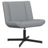 Chaise pivotante Gris clair 63 x 75 x 76 cm tissu 528817528817