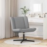 Chaise pivotante Gris clair 63 x 75 x 76 cm tissu 528817528817