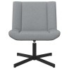 Chaise pivotante Gris clair 63 x 75 x 76 cm tissu 528817528817