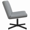 Chaise pivotante Gris clair 63 x 75 x 76 cm tissu 528817528817