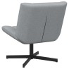 Chaise pivotante Gris clair 63 x 75 x 76 cm tissu 528817528817