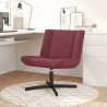 Chaise pivotante Bordeaux 63 x 75 x 76 cm tissu 528818528818
