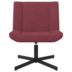 Chaise pivotante Bordeaux 63 x 75 x 76 cm tissu 528818528818