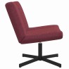 Chaise pivotante Bordeaux 63 x 75 x 76 cm tissu 528818528818