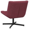 Chaise pivotante Bordeaux 63 x 75 x 76 cm tissu 528818528818