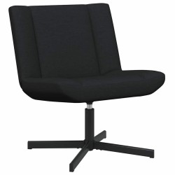 Chaise pivotante Noir 63 x 75 x 76 cm tissu 528819528819