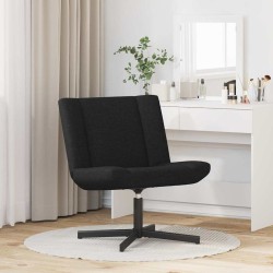 Chaise pivotante Noir 63 x 75 x 76 cm tissu 528819528819