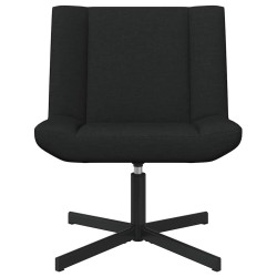 Chaise pivotante Noir 63 x 75 x 76 cm tissu 528819528819