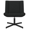 Chaise pivotante Noir 63 x 75 x 76 cm tissu 528819528819