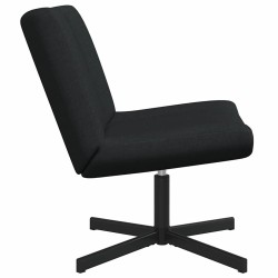 Chaise pivotante Noir 63 x 75 x 76 cm tissu 528819528819