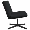 Chaise pivotante Noir 63 x 75 x 76 cm tissu 528819528819