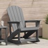 Chaise Adirondack à bascule Gris clair 92 x 73,5 x 92 cm HDPE 528823528823