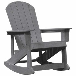 Chaise Adirondack à bascule Gris clair 92 x 73,5 x 92 cm HDPE 528823528823