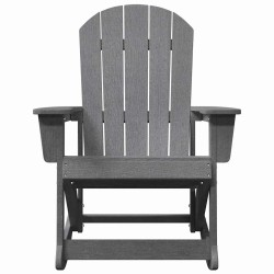Chaise Adirondack à bascule Gris clair 92 x 73,5 x 92 cm HDPE 528823528823