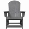 Chaise Adirondack à bascule Gris clair 92 x 73,5 x 92 cm HDPE 528823528823