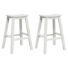 Tabouret de bar 2 pcs Blanc 52 x 43 x 73,5 cm HDPE 528828528828