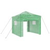Serre avec cadre pop-up avec toit Vert 290 x 290 x 315 cm Fer 528831528831