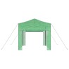 Serre avec cadre pop-up avec toit Vert 290 x 290 x 315 cm Fer 528831528831